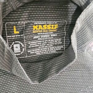 Massif Army Combat Shirt L Digital Camo Military Tactical Long‎ Sleeve Top